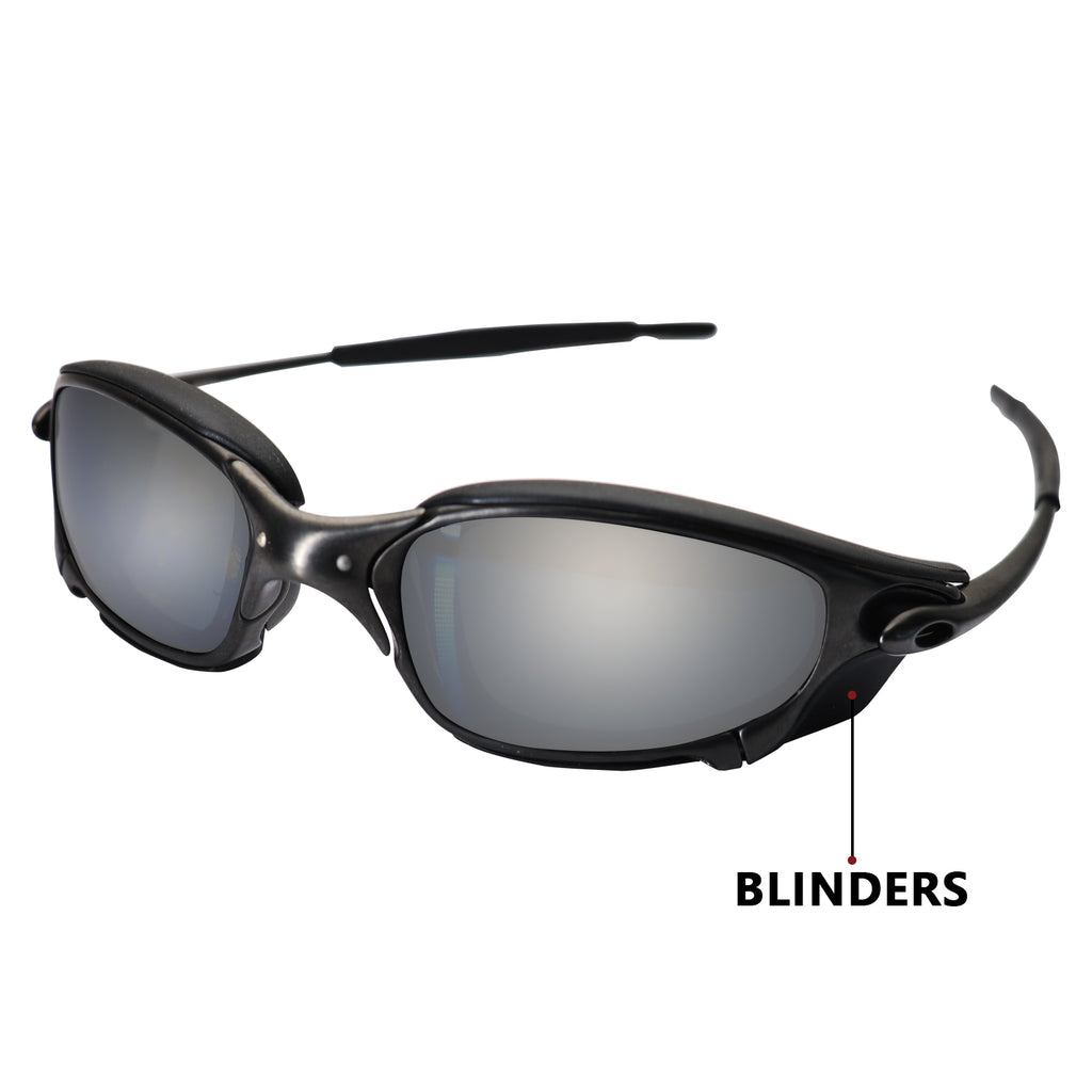 Replacement Side Blinders for Oakley Penny sunglasses Gray