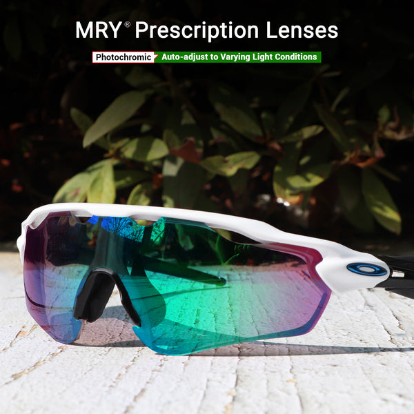 MRY Custom Prescription Replacement Lenses for Oakley Radar EV Path OO9208/ Radar EV Path Asian Fit OO9275