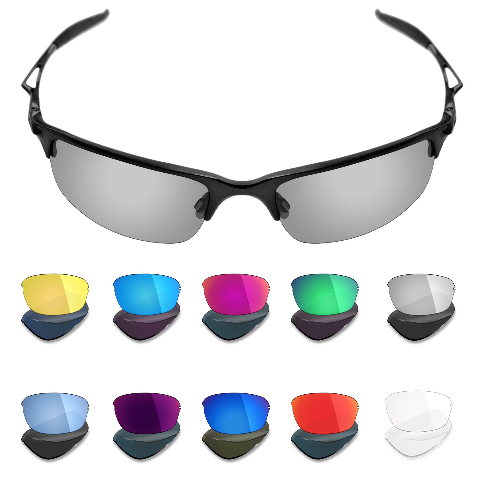 MRY Custom Prescription Replacement Lenses for Oakley Half Wire 2.0 MryLens